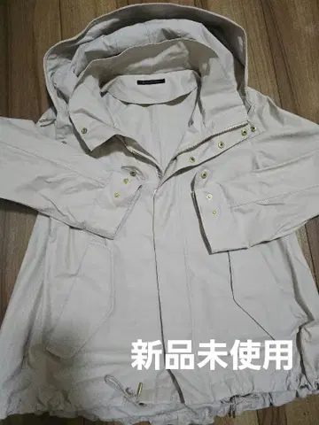 BARNYARDSTORM 후드 부착 베이지 마운틴 파카