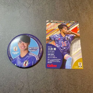 미토마 카오루 SAMURAI BLUE 캔뱃지 & 카드