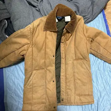 브라운 코듀로이 옷깃 자켓