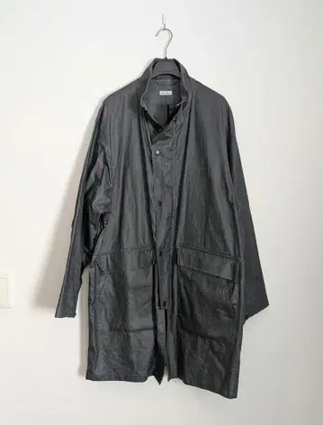 Steven alan 스탠드 카라 코트 차콜