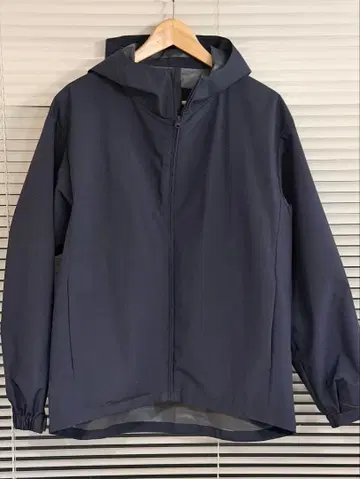 [새상품급] 무인양품 발수 후드 자켓 M 사이즈 네이비