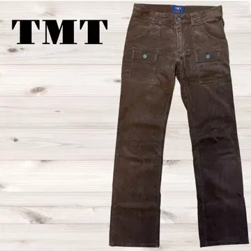 TMT 코듀로이 부시 팬츠 플레어 워크 팬츠 구제 의류