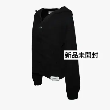 THEREDTHREAD S 버튼 니트 후디