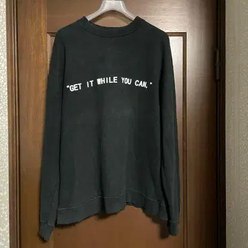 MILKBOY 블랙 맨투맨 트레이닝복