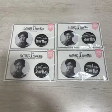 메구로 렌 캔 배지 SnowMan