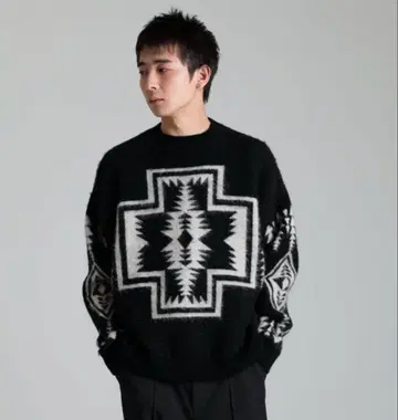 PENDLETON x DELUXE KNIT BLACK