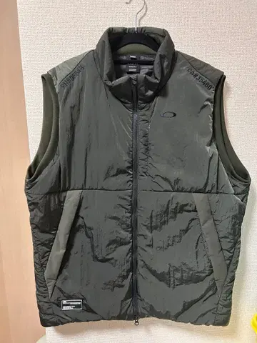 Oakley 다운 베스트 올리브 그린 남성용