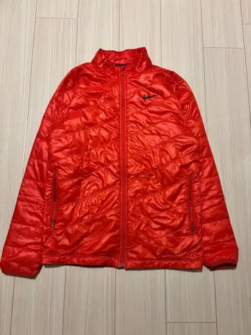 나이키 골프 충전솜 나일론 자켓 아우터 레드 남성용 사이즈 L