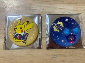 포켓몬 천문대 한정판 캔 배지 2개