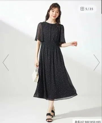 시어 패턴 원피스 anysis