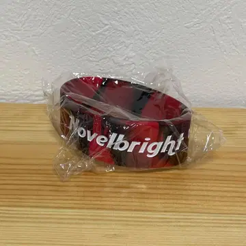 미사용 새상품 Novelbright 러버 밴드 빨간색 x 블랙