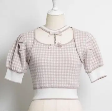 pium 비쥬 초커 포함 케이프 니트