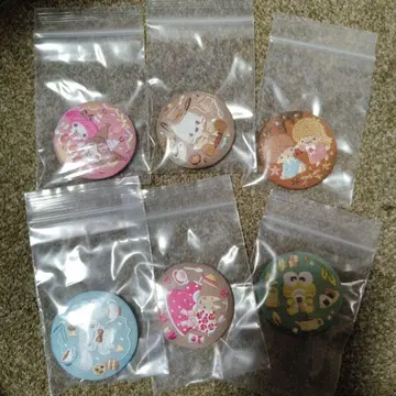 산리오 자수 캔뱃지 6종류