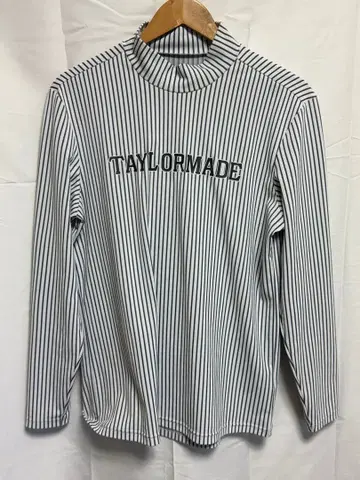 TAYLORMADE 스트라이프 하이넥 셔츠 L 사이즈