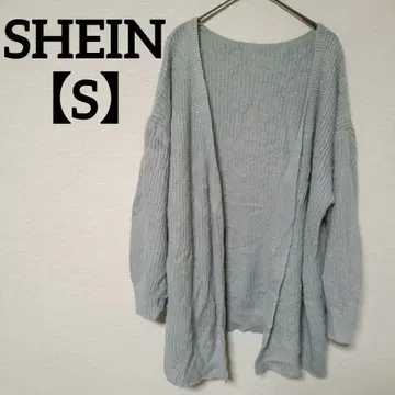 SHEIN [ S ] 그레이 가디건 루즈핏 실루엣 겉옷