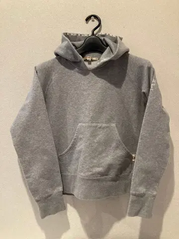 MCM Legere 여성용 후드 부착 후드티 서리 그레이 M 사이즈