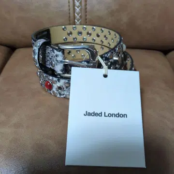 Jaded London 스네이크 스킨풍 벨트