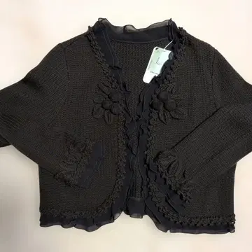 [택 포함 미사용 새상품] 니트 가디건 볼레로