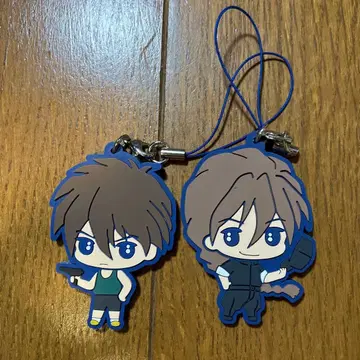 건담 W 듀오 맥스웰 러버 마스코트 러버 스트랩