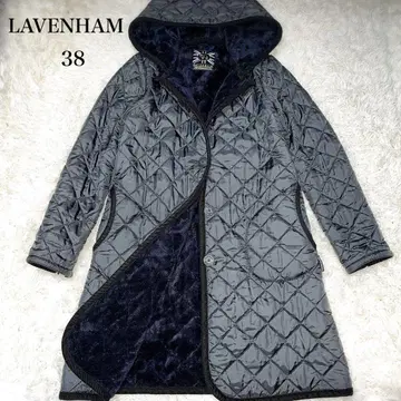 컨디션 최상 라벤햄 퀼팅 코트 브랜든 퀼팅 자켓 보아
