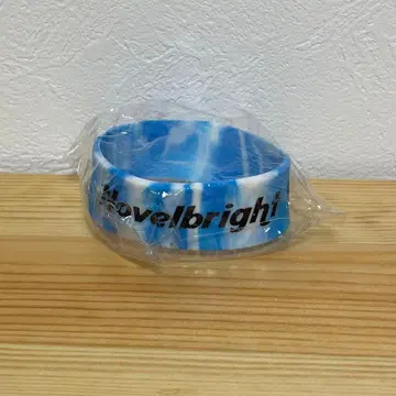 미사용 새상품 Novelbright 스카이블루 x 화이트 러버 밴드