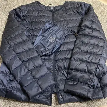 미사용 새상품 유니클로 울트라 라이트 다운 이너 네이비 XL 여성용