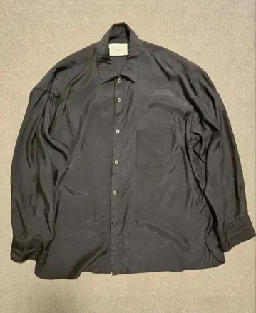 [ 슈타인 ] 슈타인 긴팔 셔츠 블랙 사이즈 S 522-1