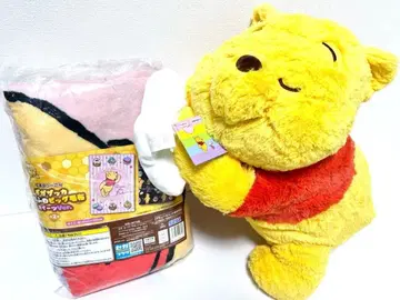 [ 미사용 새상품 ] 곰돌이 푸 봉제 인형 담요!