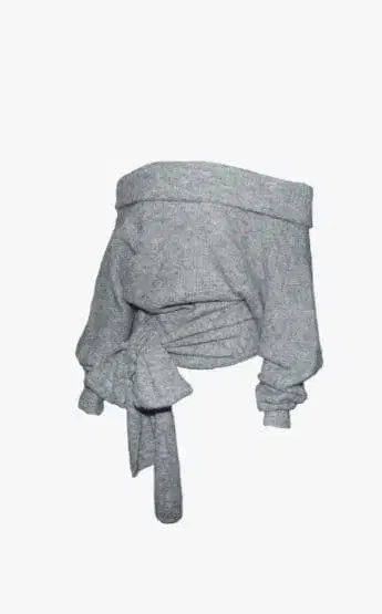 Theredthread S slouchy knit gray