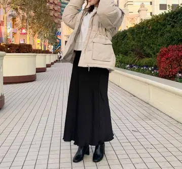 [ 아파트 바이 로리즈 ] 다운 코트 베이지