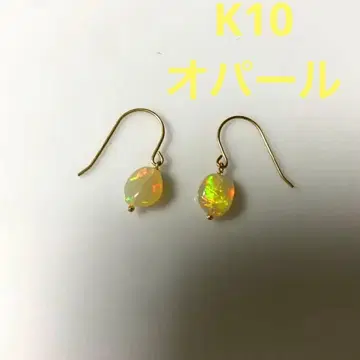 10금 K10 오팔 귀걸이 각인 있음 02