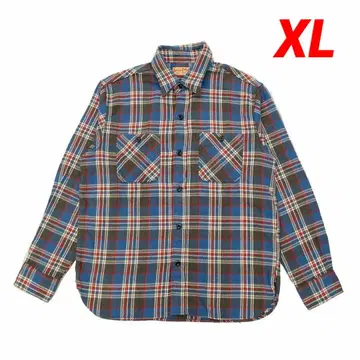 [ 미사용 새상품 ] 슈가케인 트윌 체크 워크 셔츠 SC29564