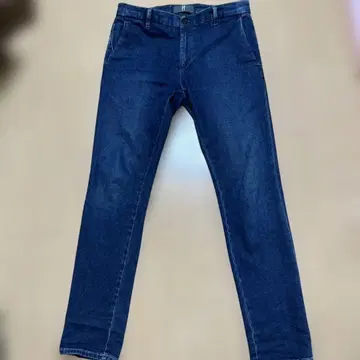 PT 다크 블루 슬림핏 데님 팬츠