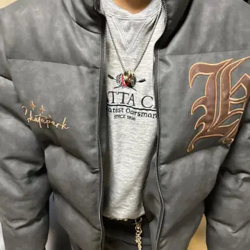 Castle World 다운 자켓 블랙