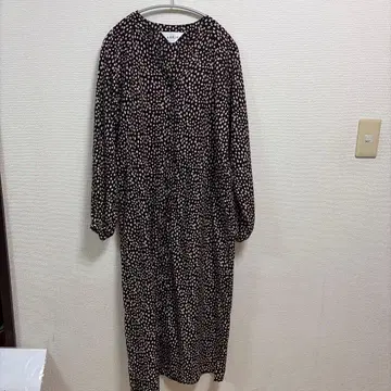 소주 레오파드 무늬 원피스