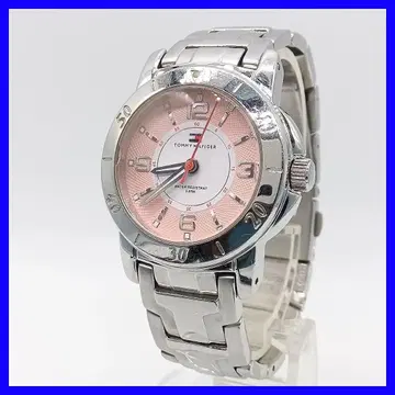 622 무료배송 [배터리 교환 완료] 타미힐피거 핑크 실버 손목시계