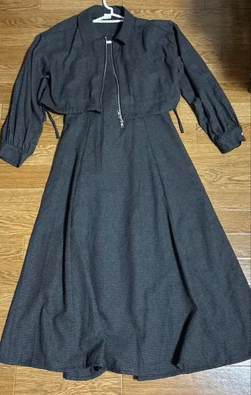 to blossom 체크 셋업 원피스