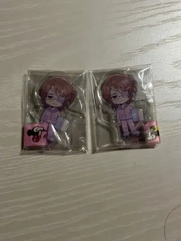 한지 아크릴 스탠드 미니 캐릭터 파자마 마루이