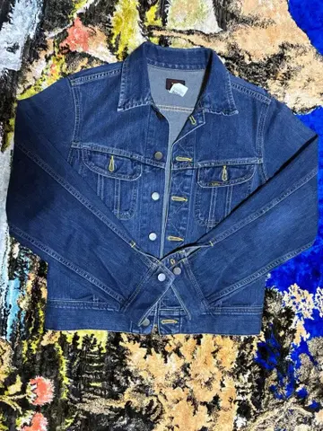 LEE 빨간색 센터 복각 택 101-J 0411 G 데님 자켓