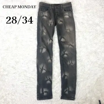 [ 남성용 ] 치프먼데이 데님 팬츠 워시 가공 28/34 그레이