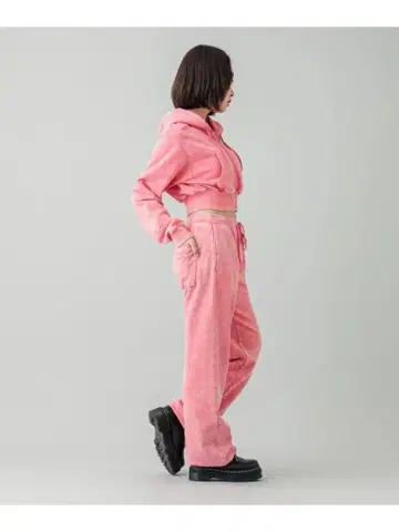 X-girl 핑크 스웨트 팬츠