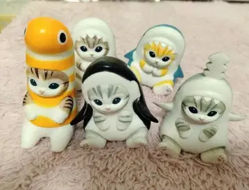 mofusand 미니 피규어 5개 세트