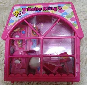 헬로키티 집 모양 수납 박스 & 소꿉놀이 세트