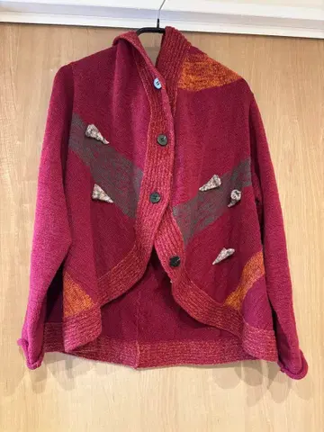 센소유니코 자우 가디건 빨간색