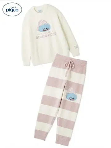 드래곤 퀘스트 젤라또피케 베비모코 자카드 풀오버 롱 팬츠