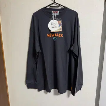 [ 미사용 새상품 ] NEW JACK 롱 슬리브 T셔츠 다크 그레이