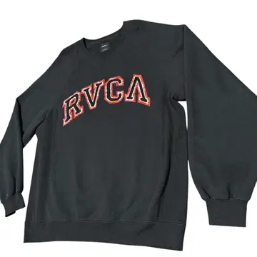 RVCA 블랙 크루넥 트레이닝복