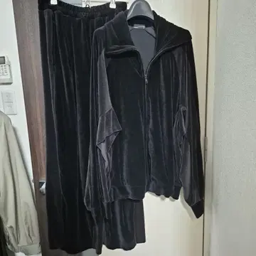 ladmusician 벨로아 트랙 자켓 셋업