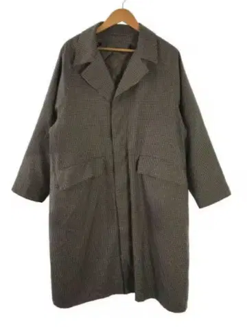 HARE 체스터 코트 체크 무늬