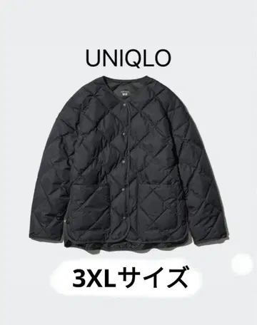 3XL 빅 사이즈 새상품급 유니클로 퍼프테크 릴랙스 자켓 블랙